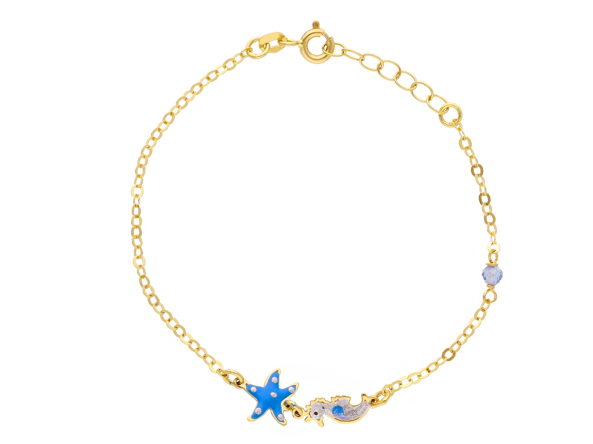 Bracciale Abeni in oro giallo 18K con stella marina
