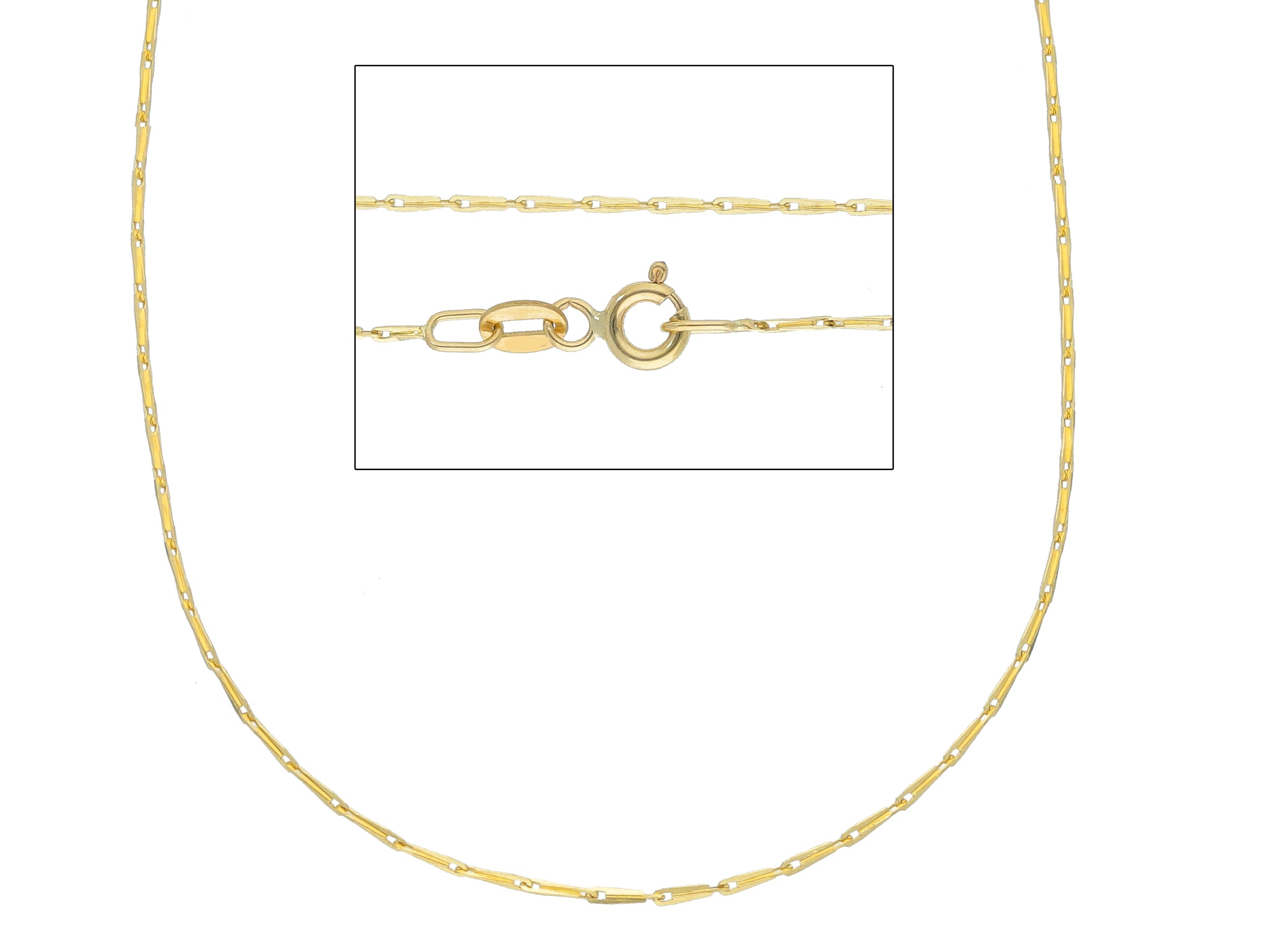 Catena Abeni in oro giallo 18K 40 cm