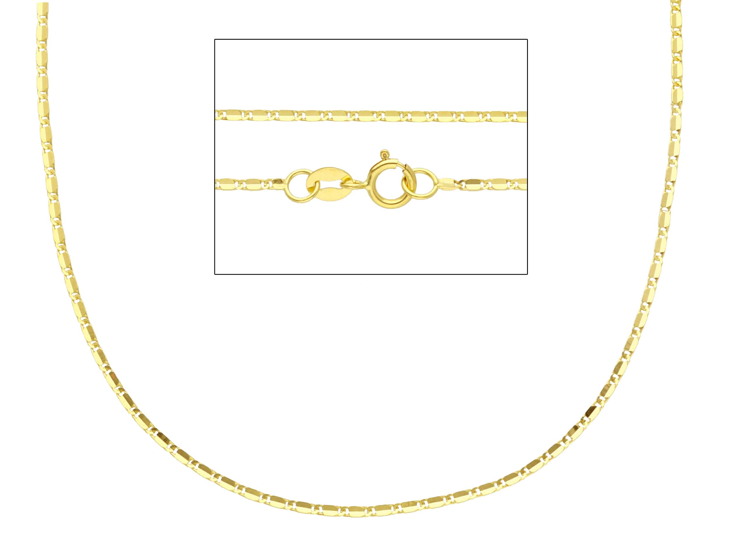 Catena Abeni in oro giallo 18K 50 cm