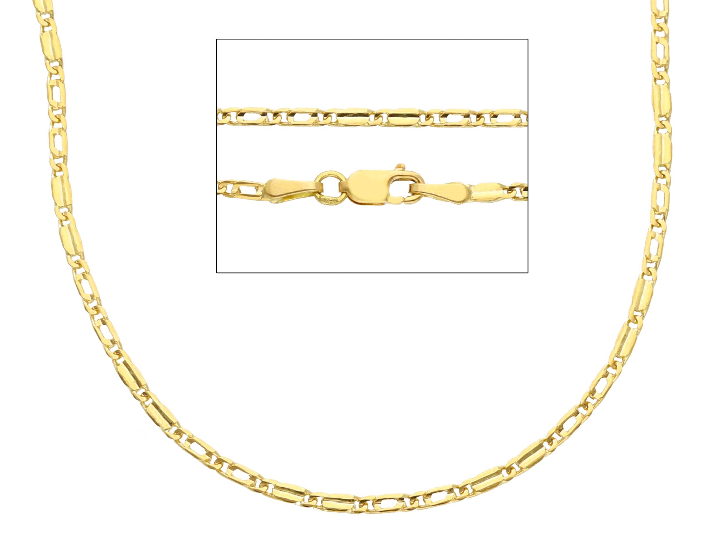 Catena Abeni in oro giallo 18K 50 cm