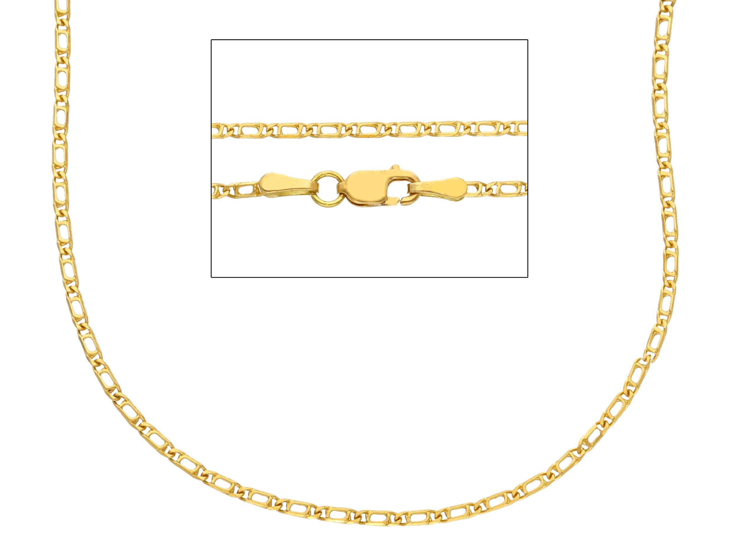 Catena Abeni in oro giallo 18K 50 cm