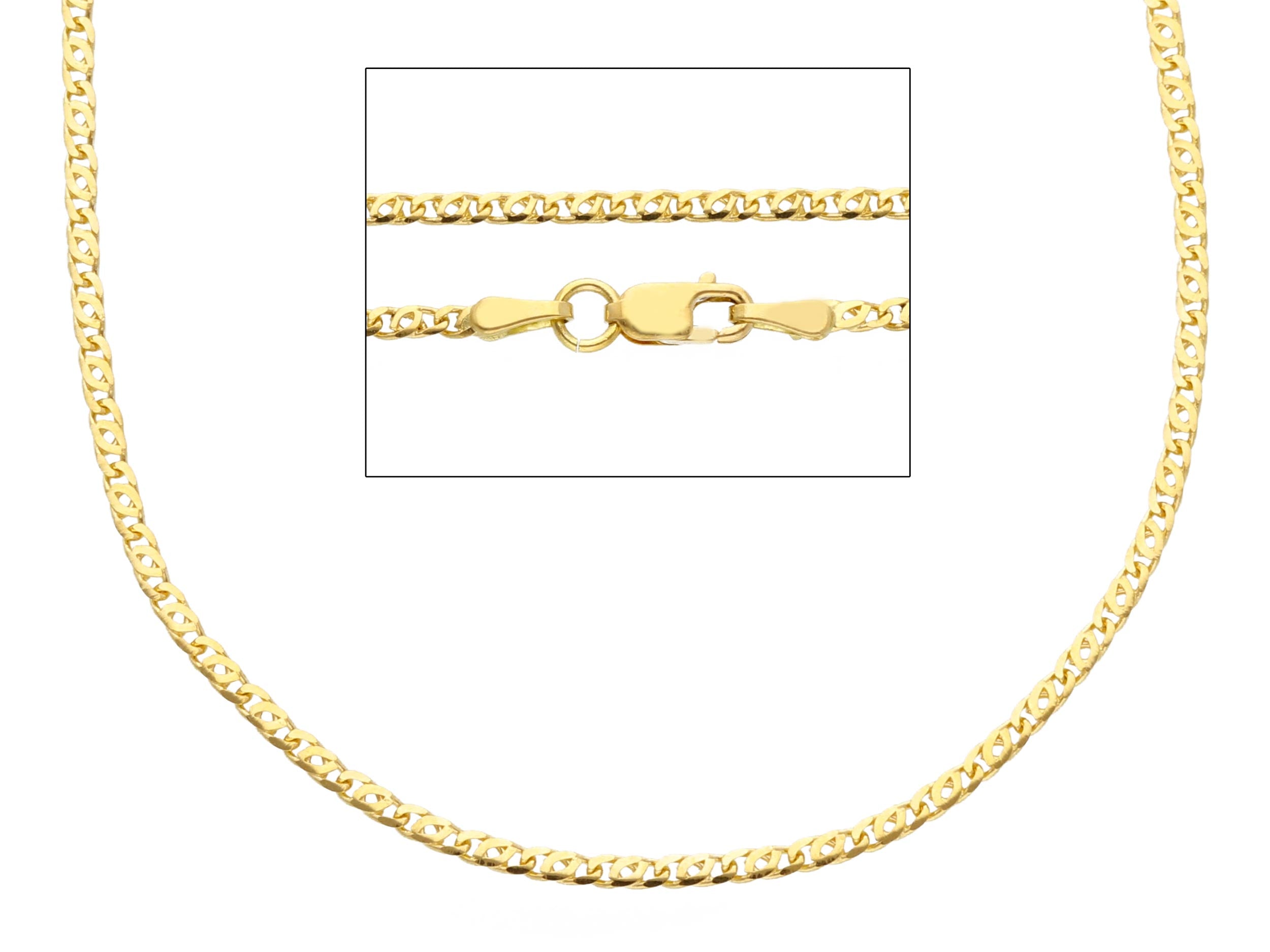 Catena Abeni in oro giallo 18K 50 cm