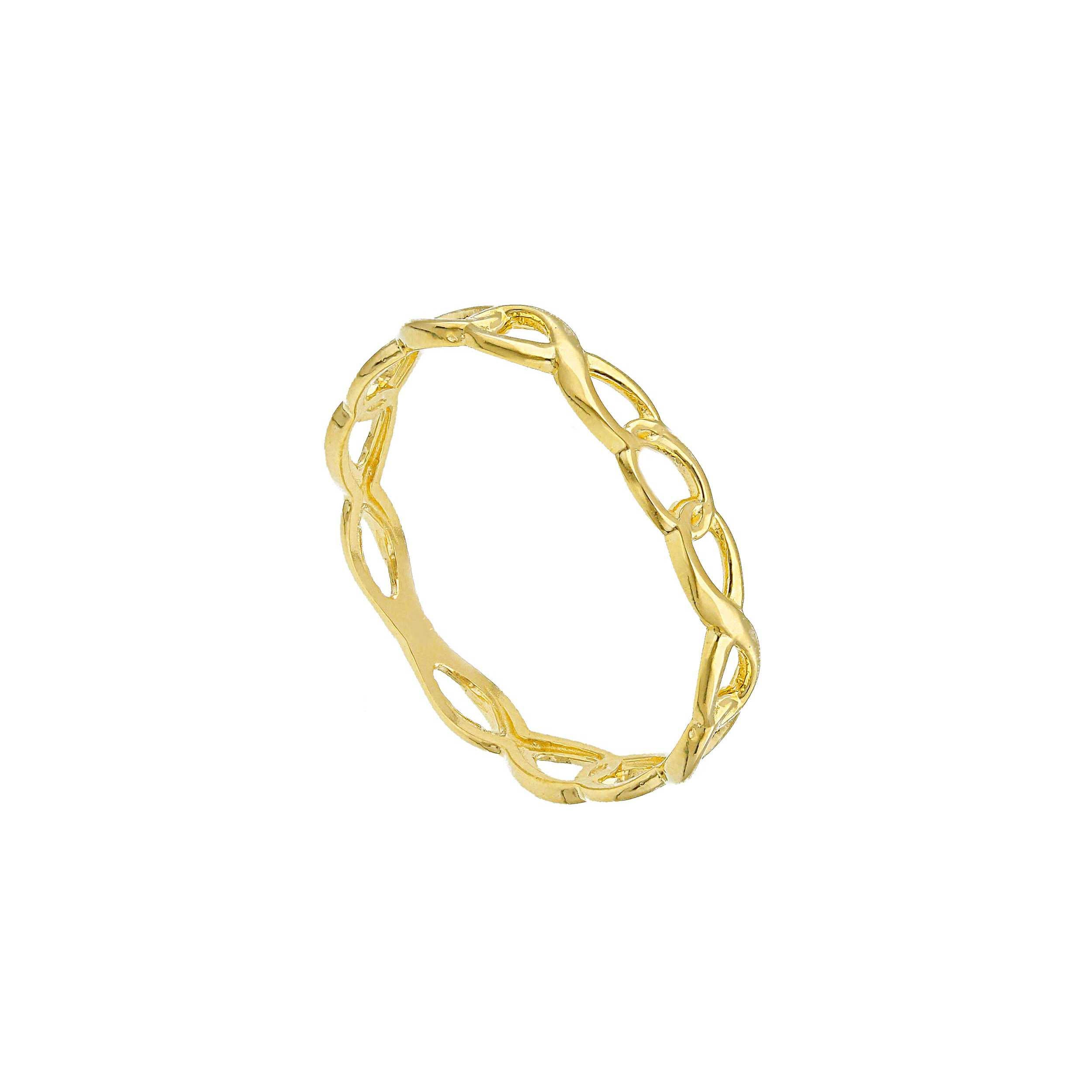 Anello in oro giallo 18k