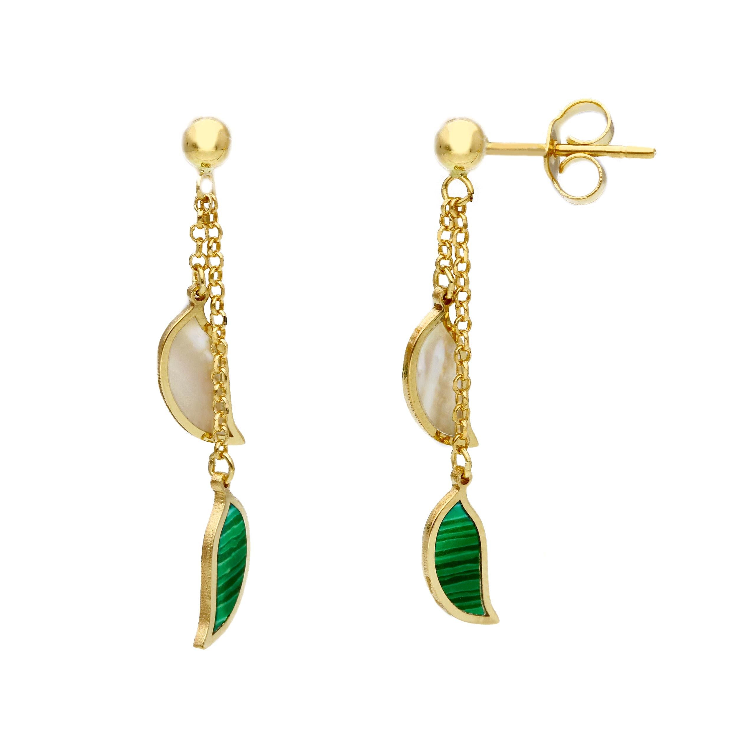 Orecchini a pendente Abeni in oro 18k