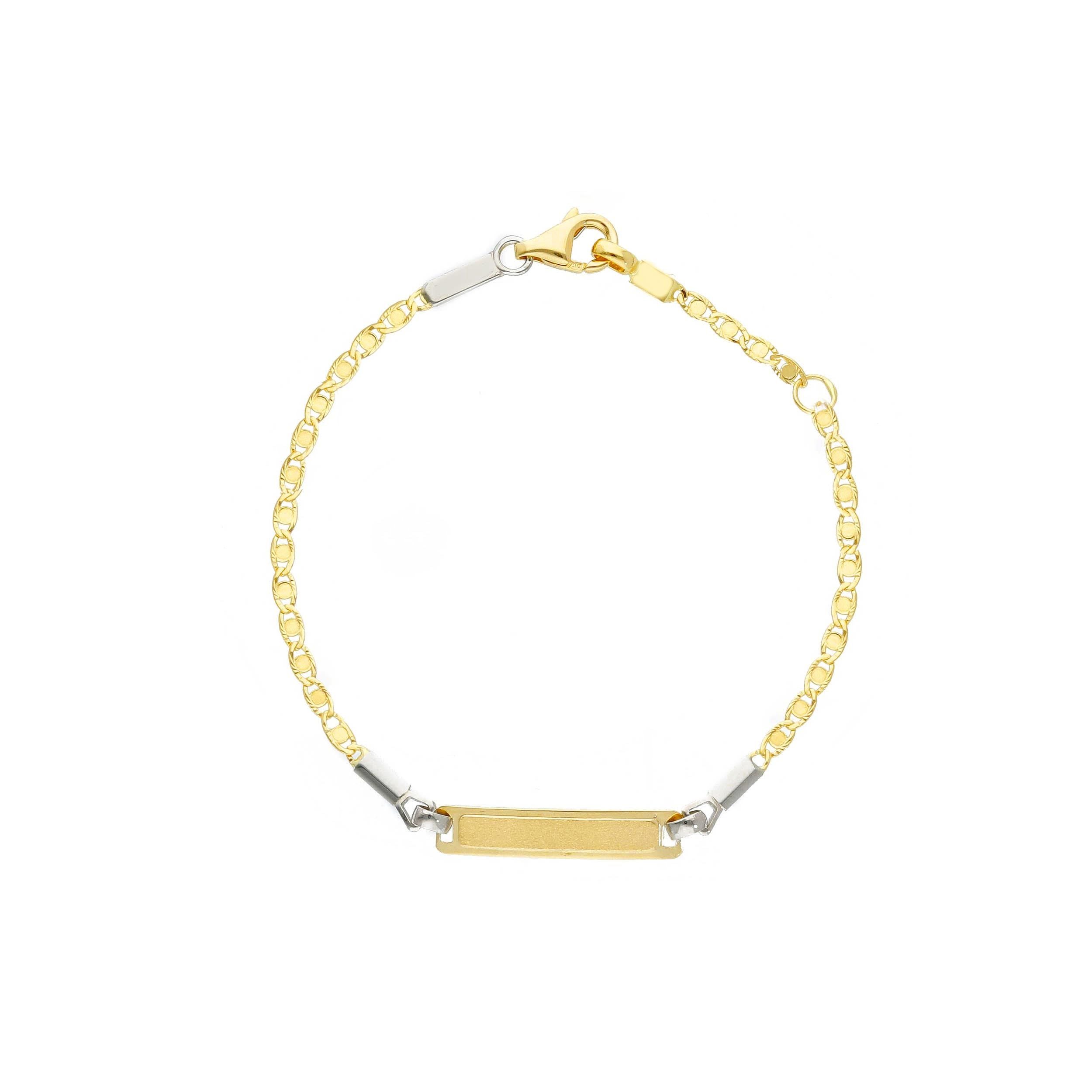 Bracciale Abeni in oro bianco e giallo 18K