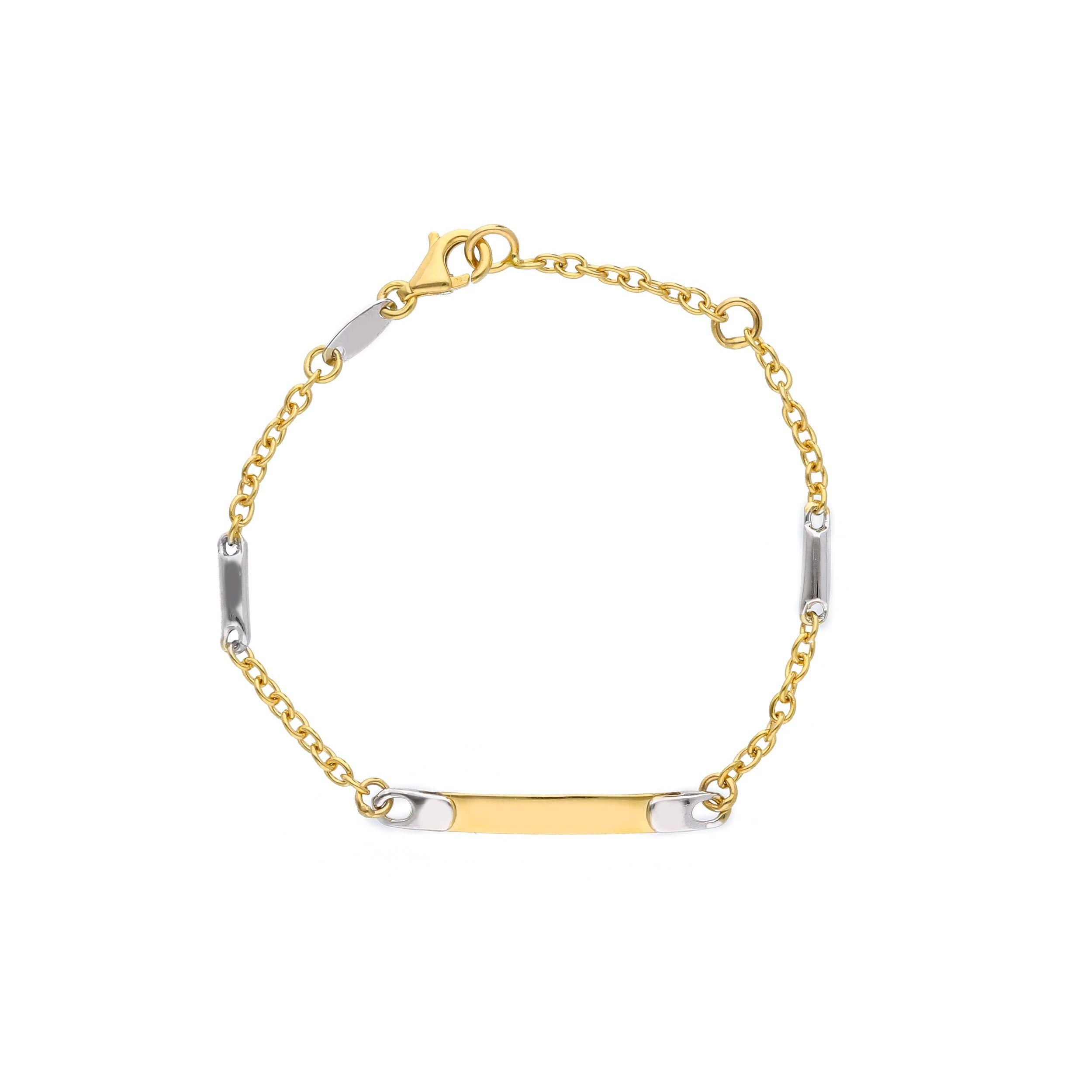 Bracciale Abeni in oro giallo e bianco 18k