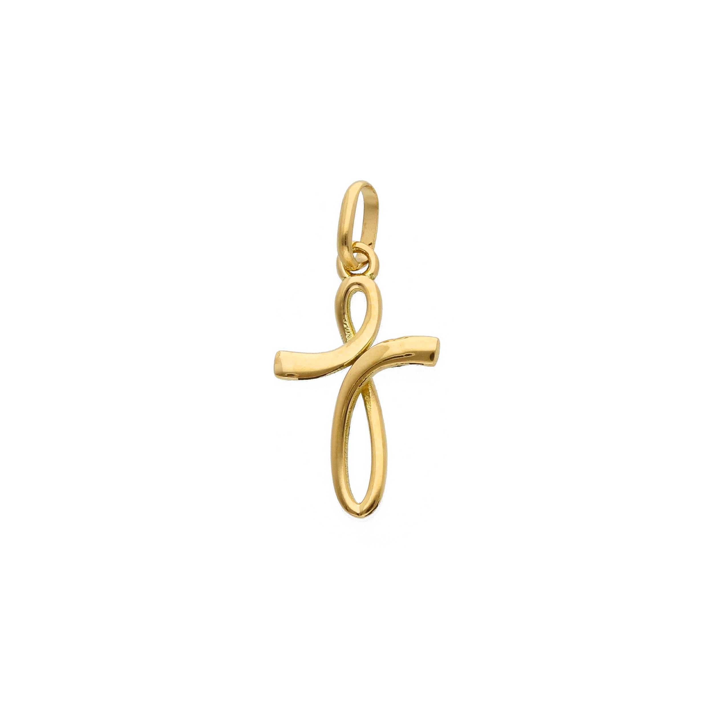 Croce Abeni in oro giallo 18K