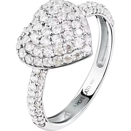Anello Morellato Nobile in argento con zirconi
