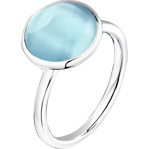 Anello Morellato Venezia in argento con pietra blu