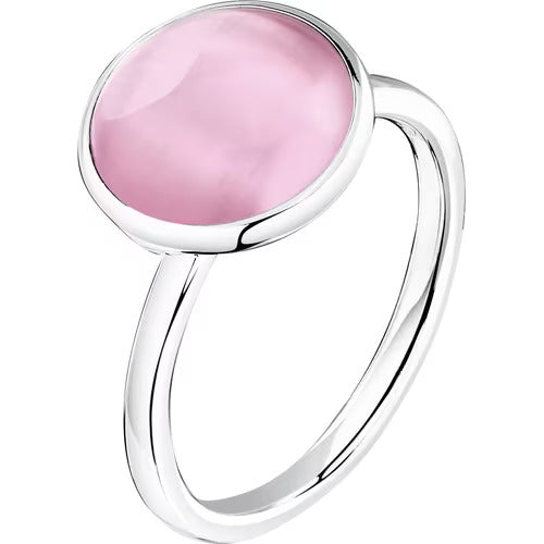 Anello Morellato Venezia in argento con pietra rosa