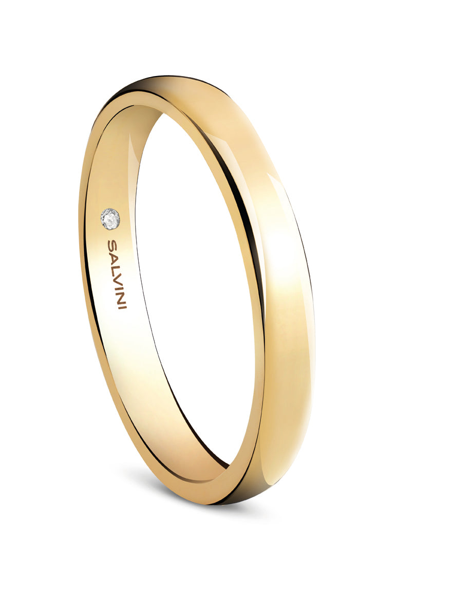 Anello Salvini Forever in oro giallo con diamante