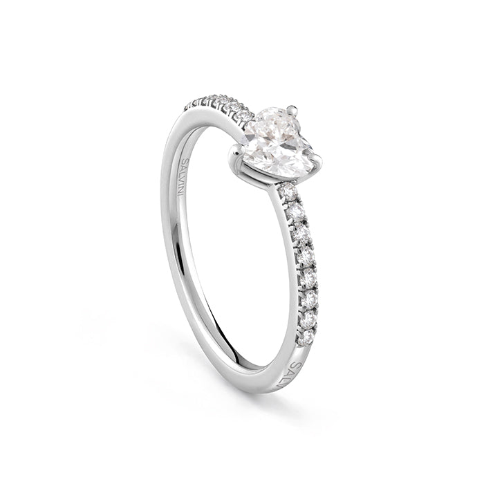 Anello Salvini in oro bianco con diamanti