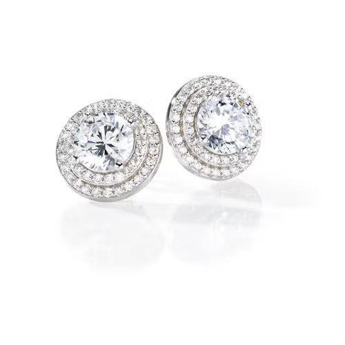 Orecchini Morellato Tesori in argento con zirconi