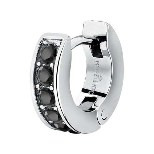 Orecchino Morellato Motown con cristalli neri