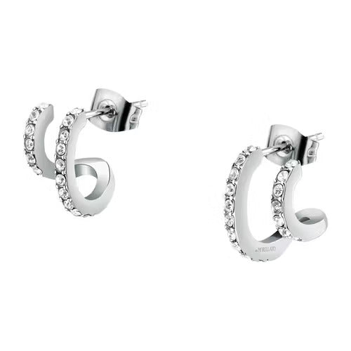 Orecchini Morellato Creole con zirconi