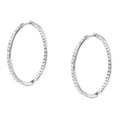 Orecchini Morellato Creole in argento con zirconi