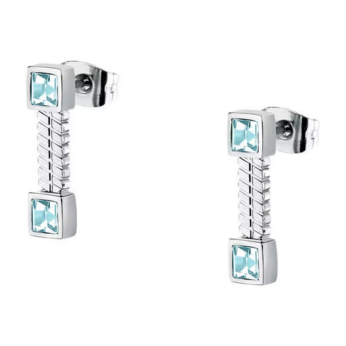 Orecchini Morellato Gioia con zirconi azzurri