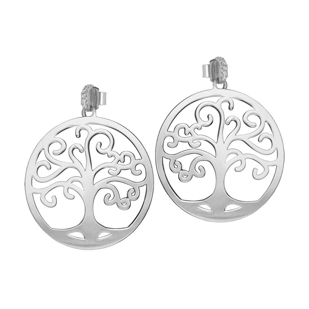 Orecchini Boccadamo con albero della vita