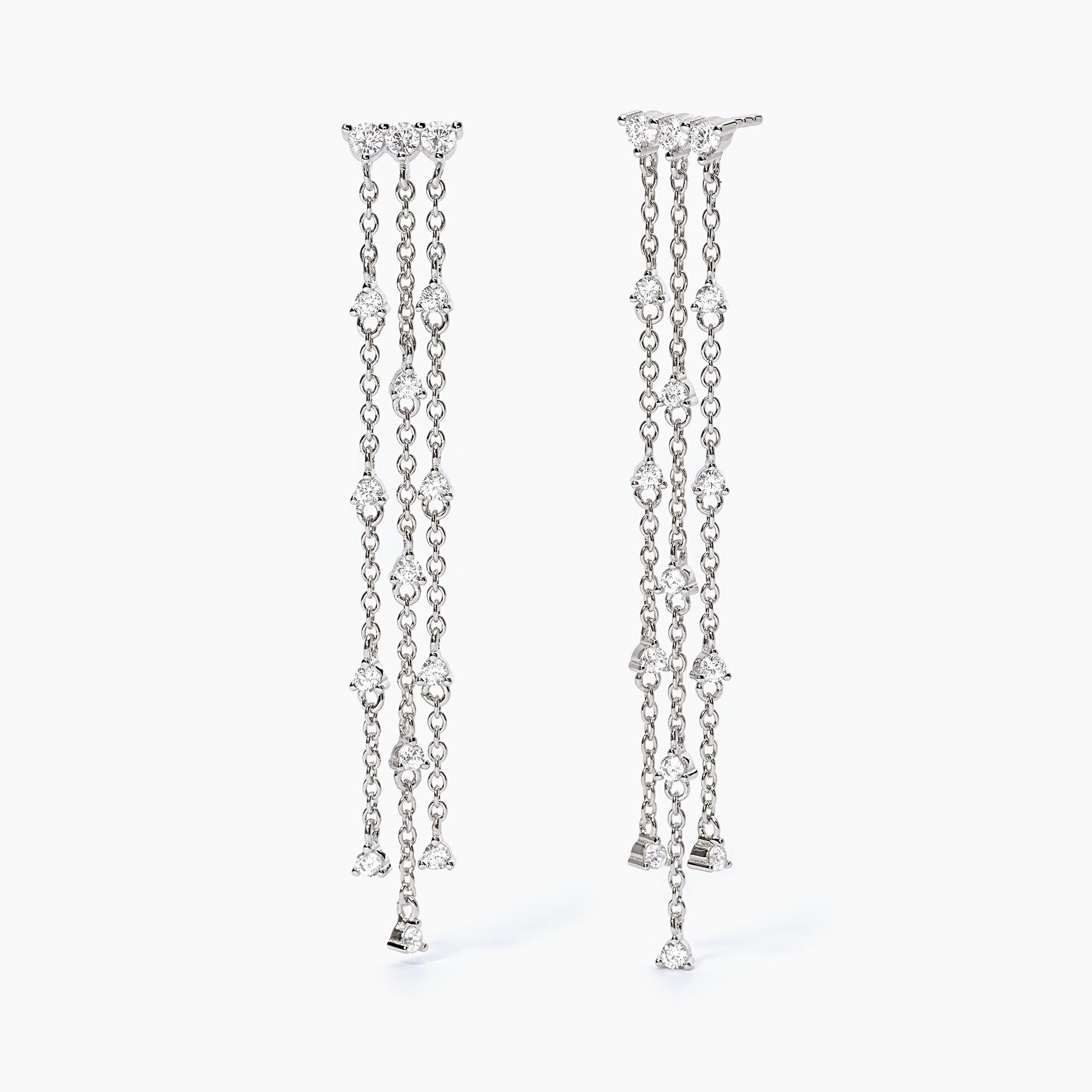 Orecchini Mabina Long night pendenti con catena