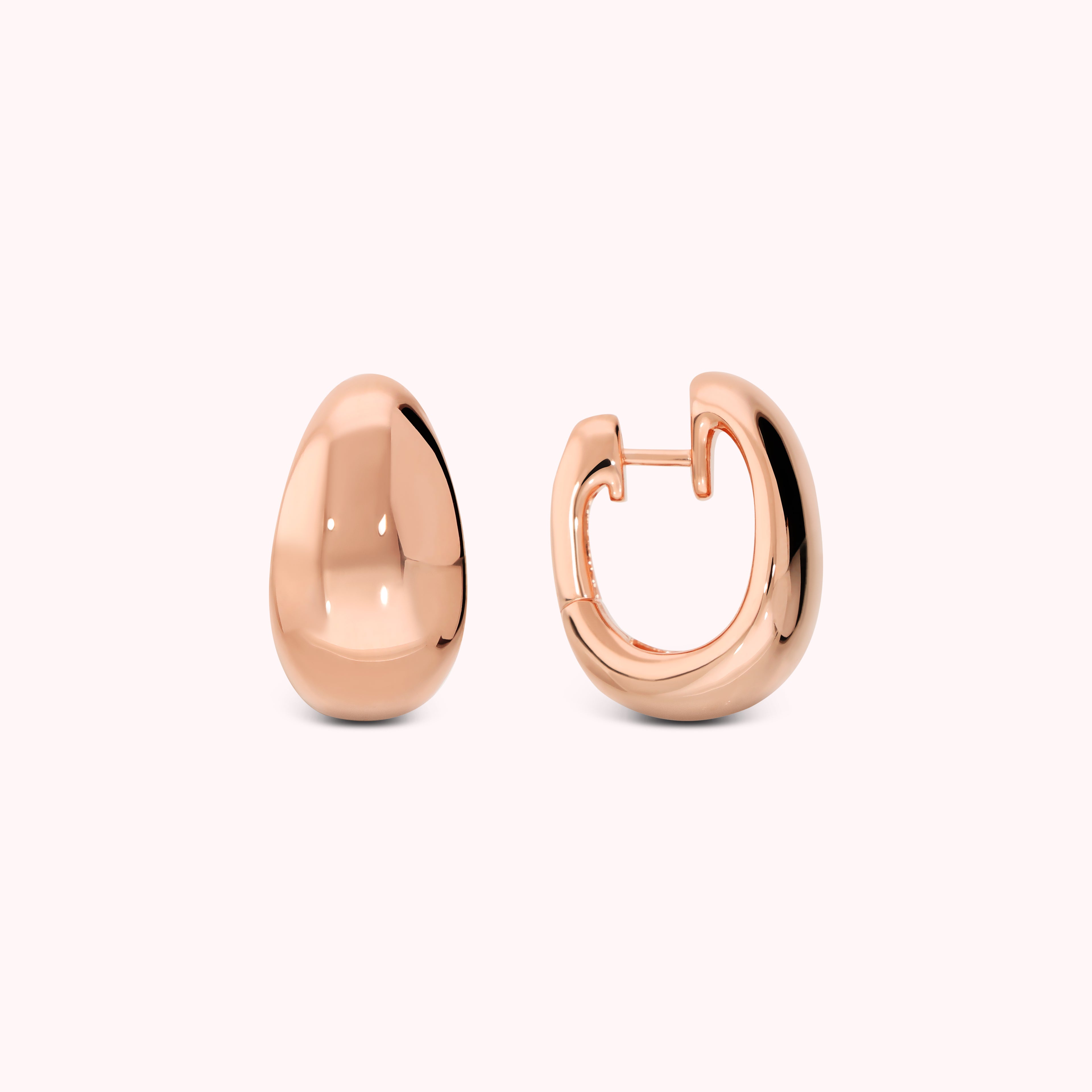 Orecchini Bronzallure golden rosè ad anello