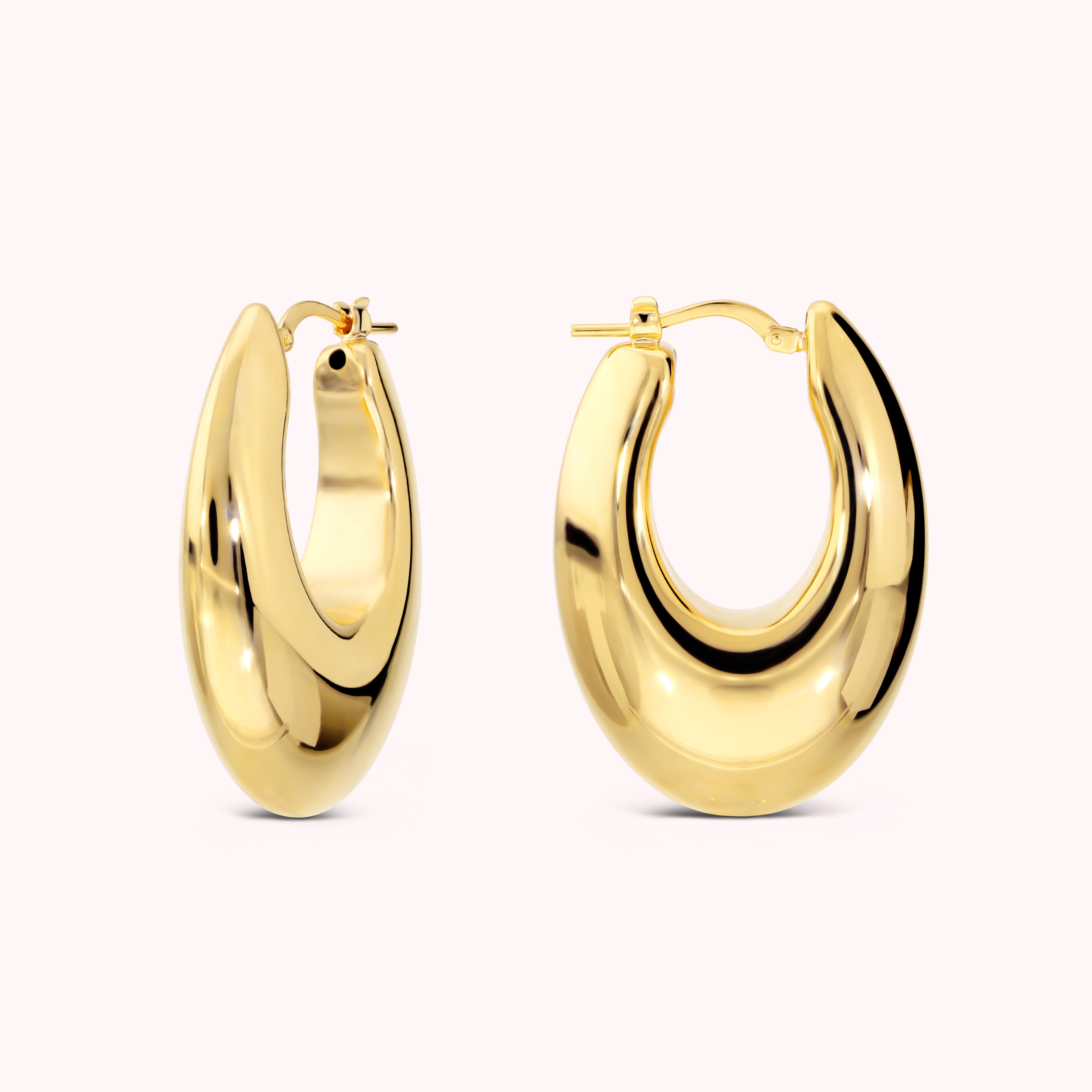 Orecchini Bronzallure golden ad anello