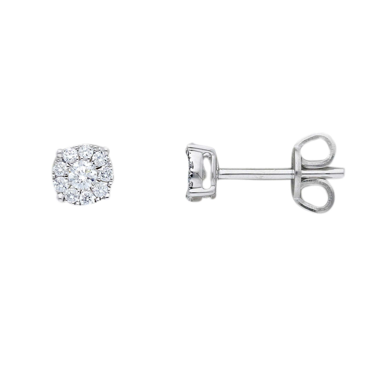 Anello Abeni in oro bianco 18k con diamanti naturali