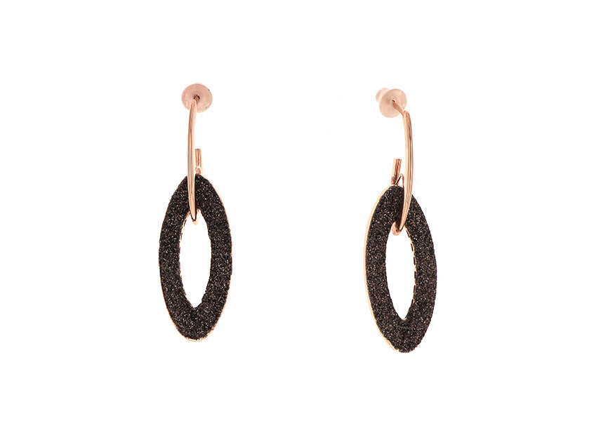 Orecchini Pesavento Polvere di Sogni in argento laminato rosa