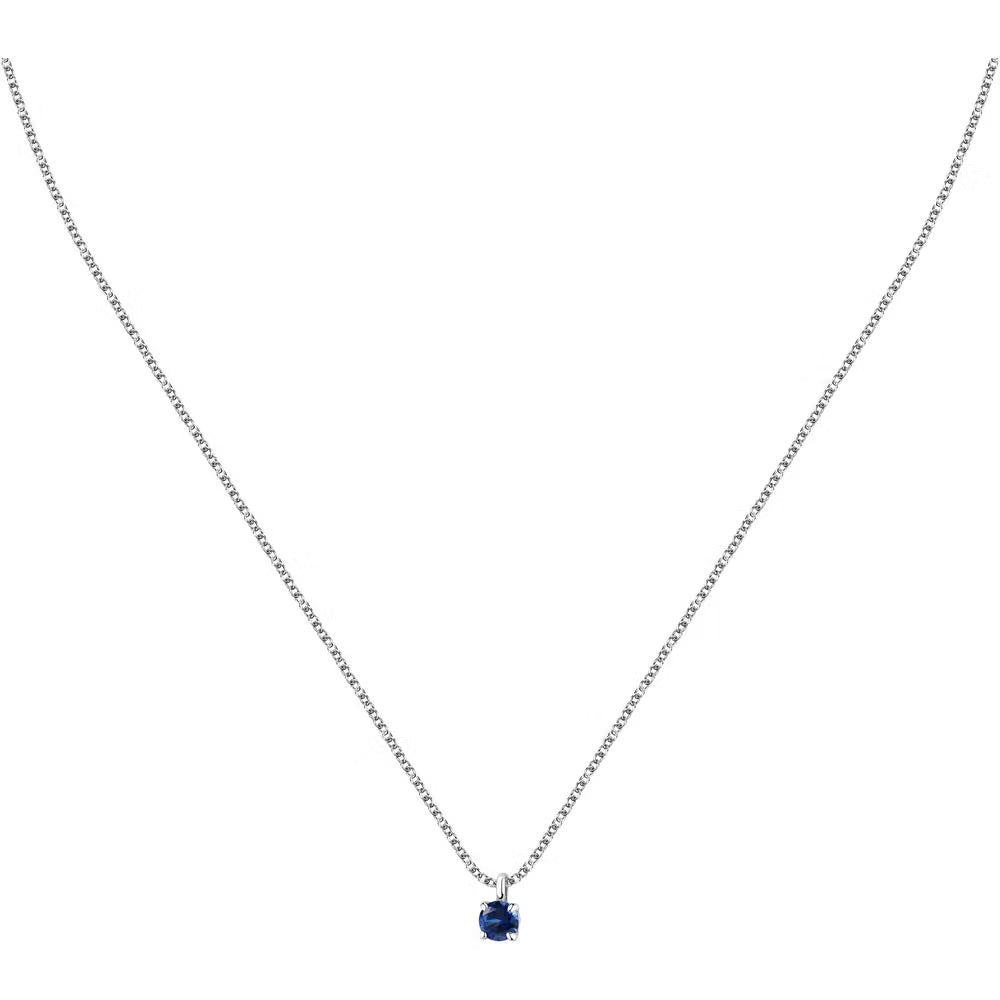 Collana Morellato Tesori con zircone blu