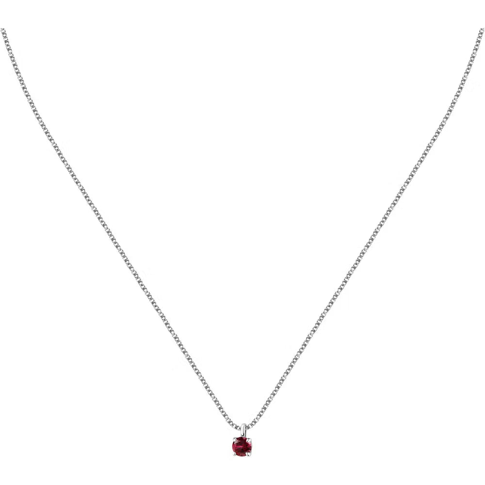 Collana Morellato Tesori con zircone rosso