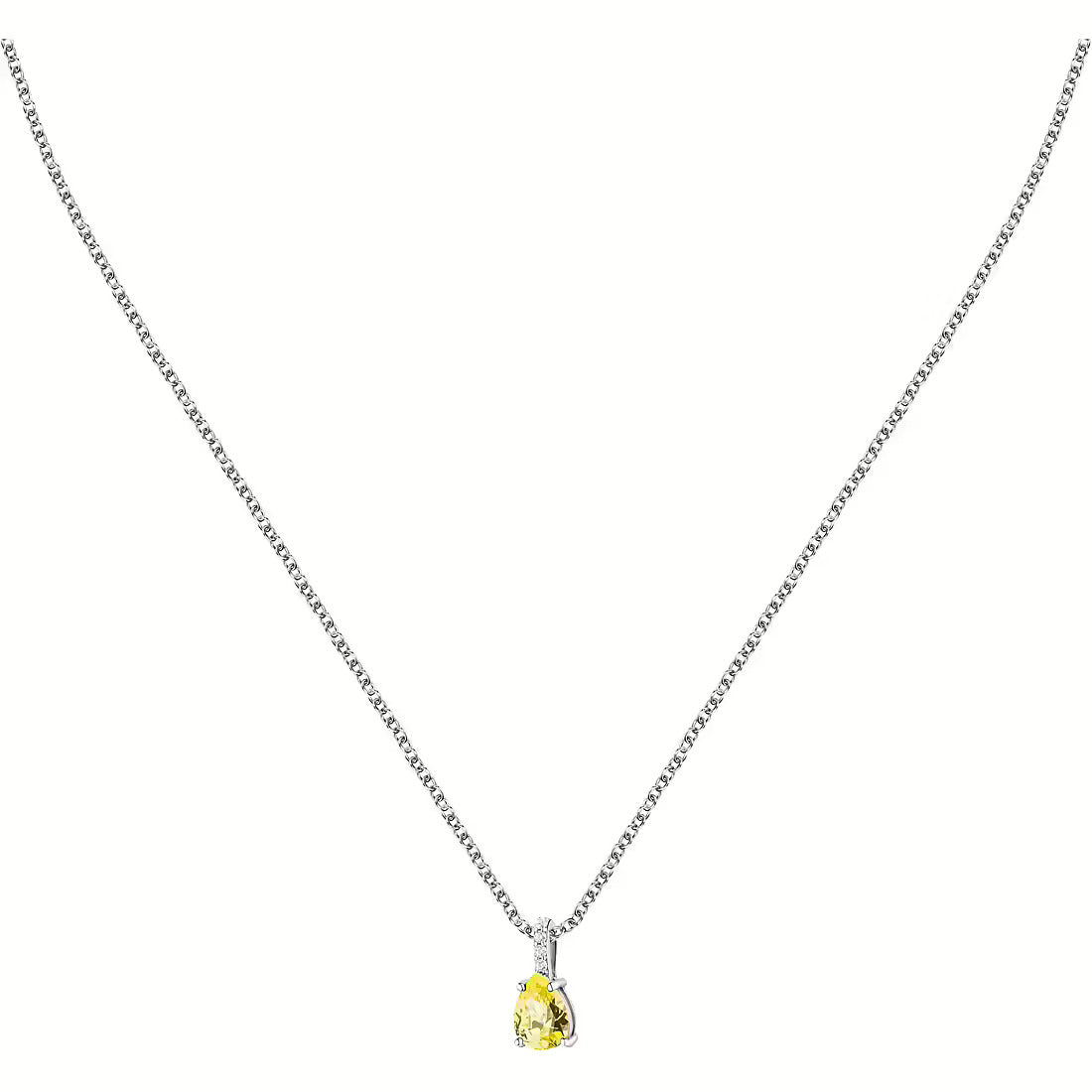 Collana Morellato Tesori con zircone giallo
