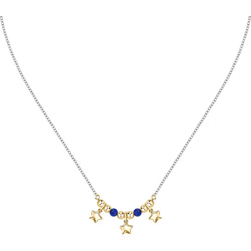 Collana Morellato Talismani con stelle e agata blu