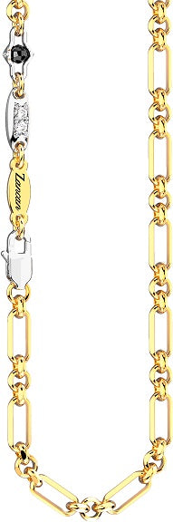 Collana Zancan in oro bianco e giallo con diamanti