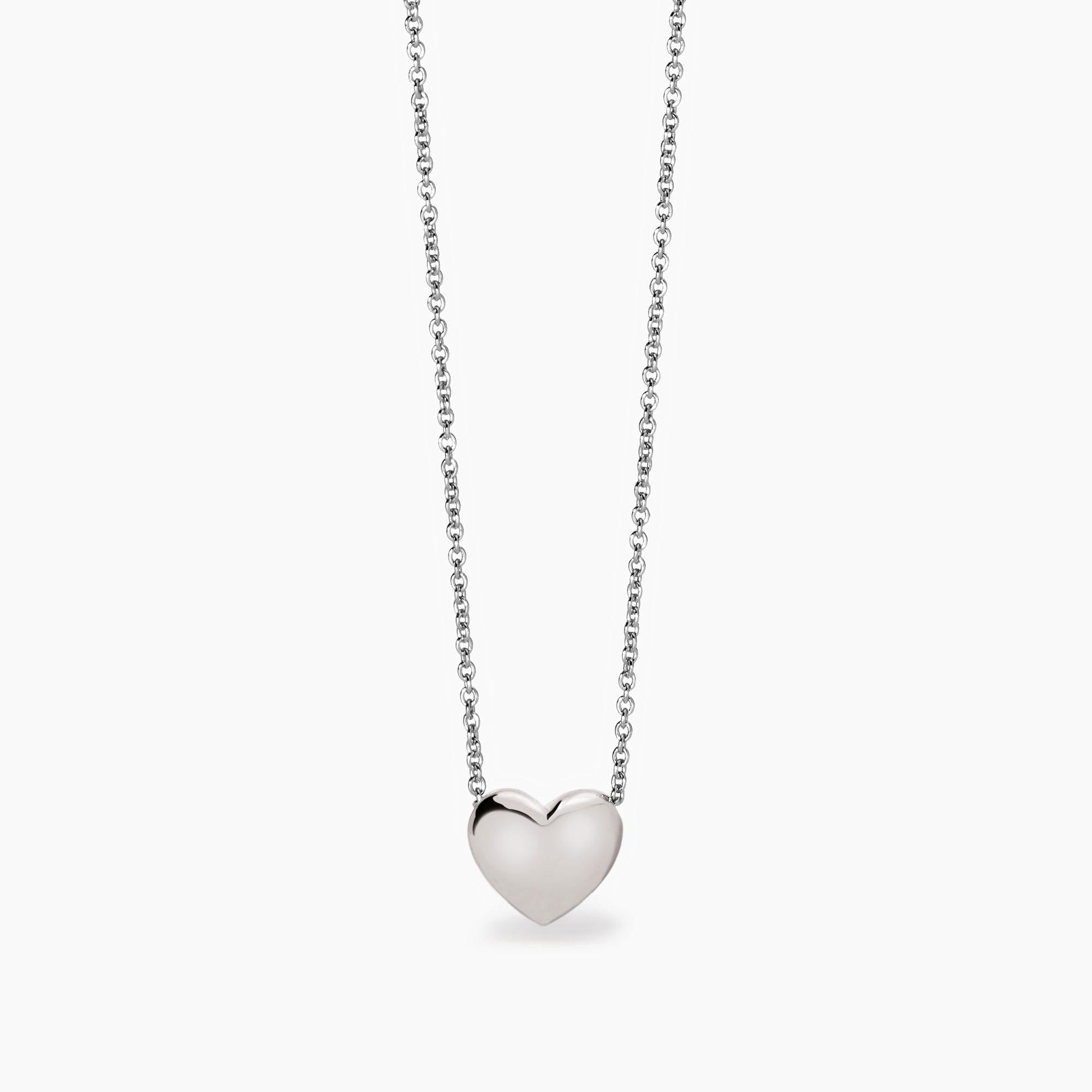 Collana Mabina in argento con cuore