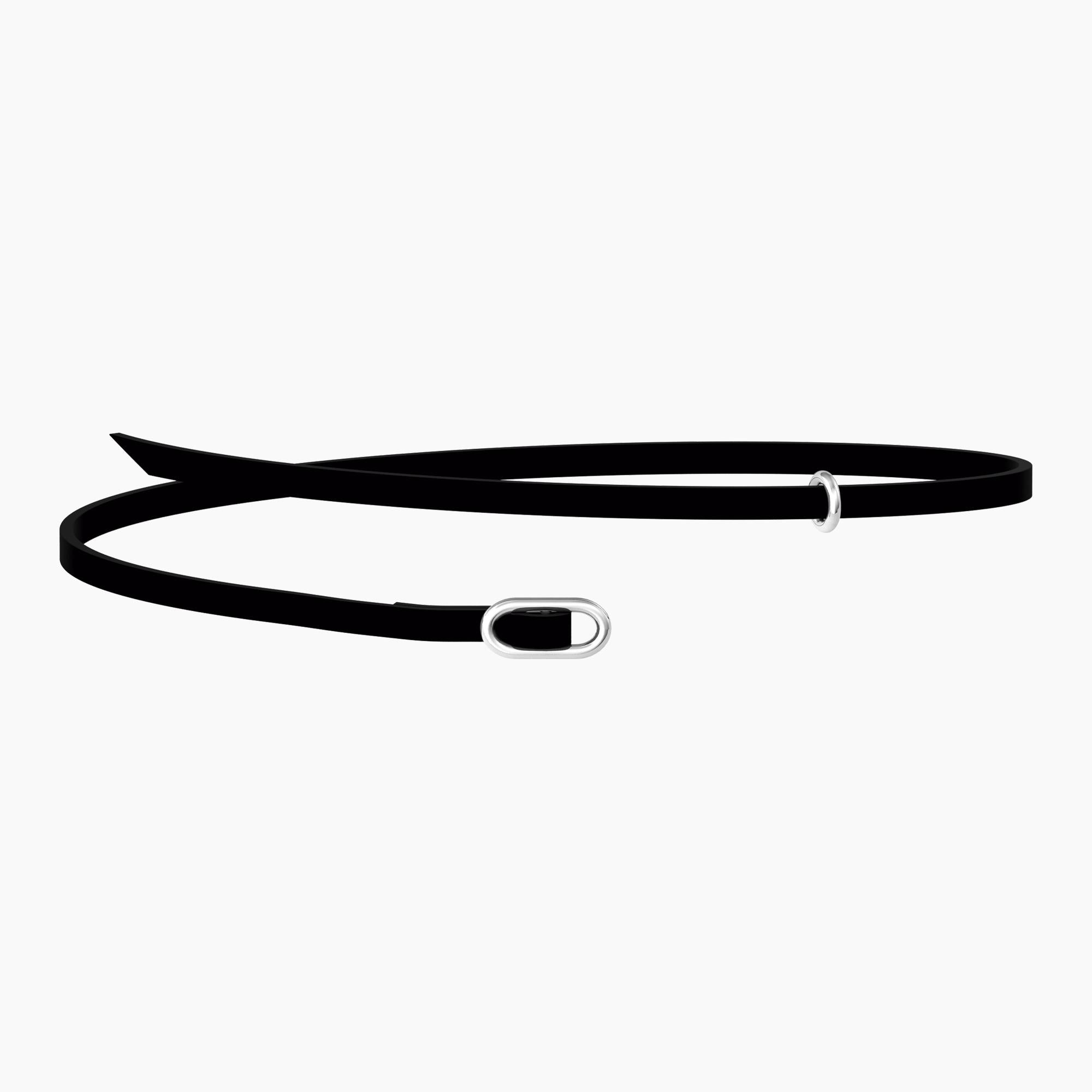 Collana choker - bracciale Kidult by you in camoscio nero componibile
