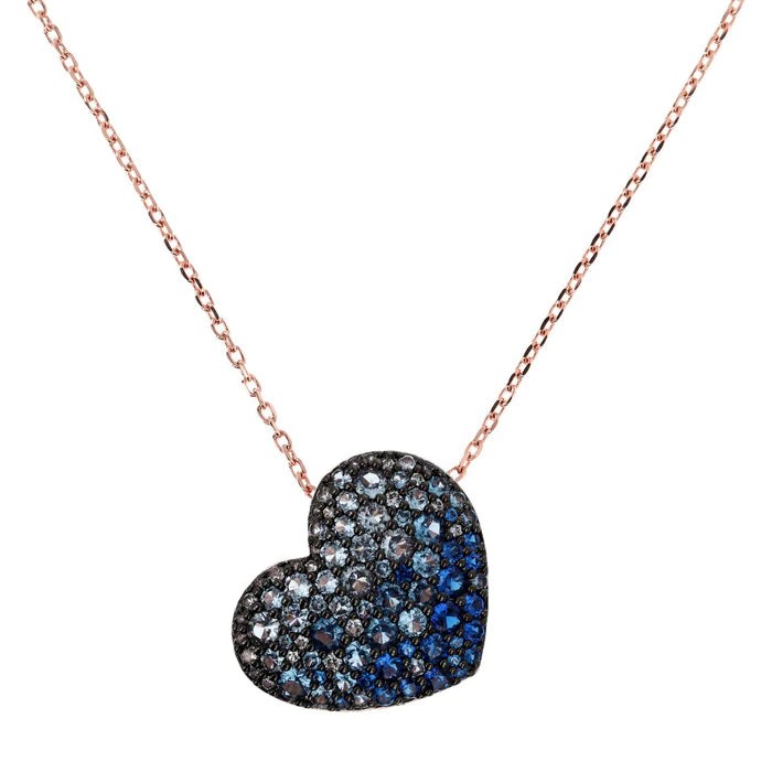 Collana Bronzallure pendente cuore pave'
