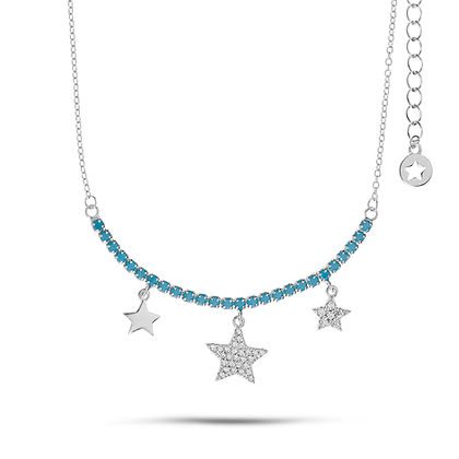 Collana Comete in argento con stella