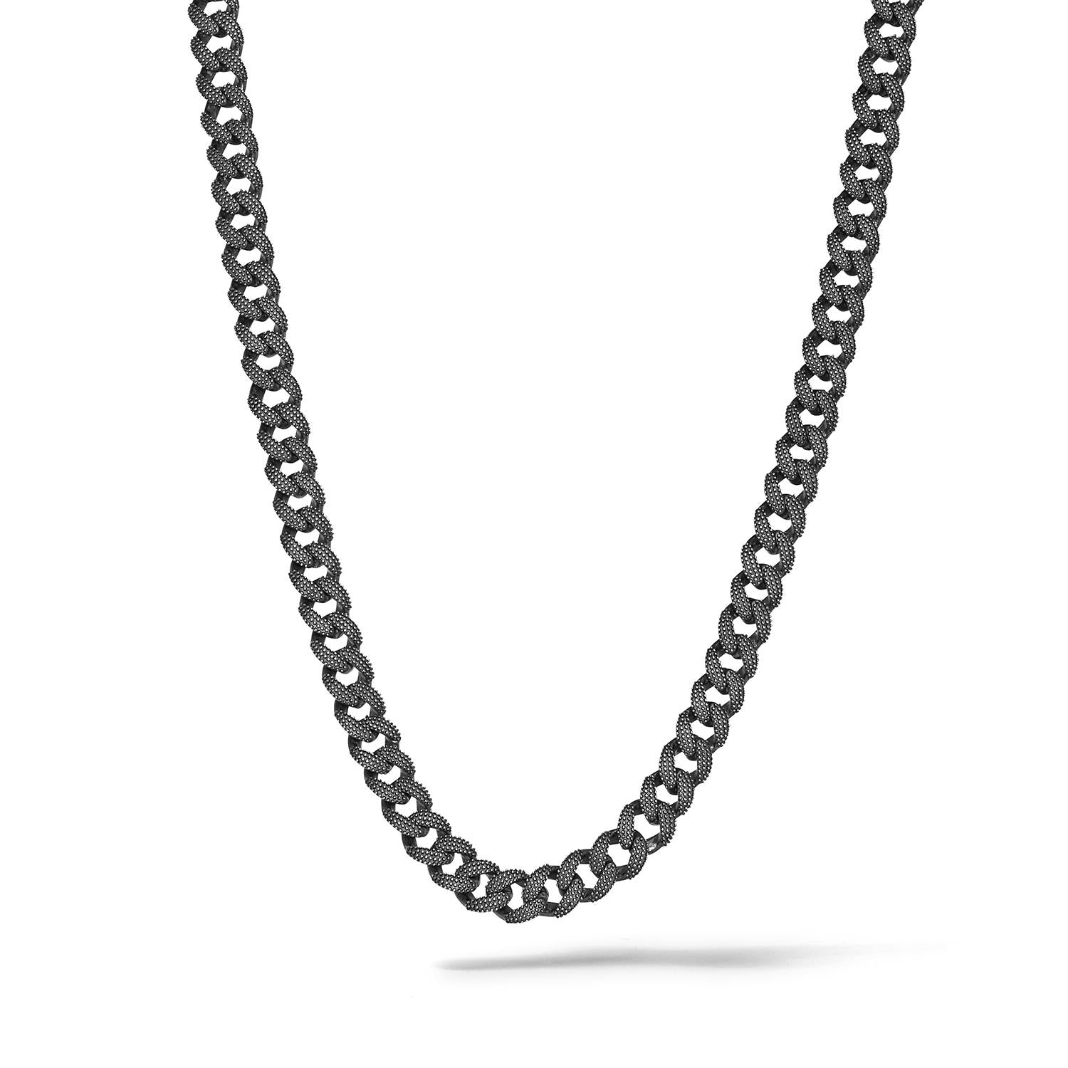 Collana Comete in argento brunito