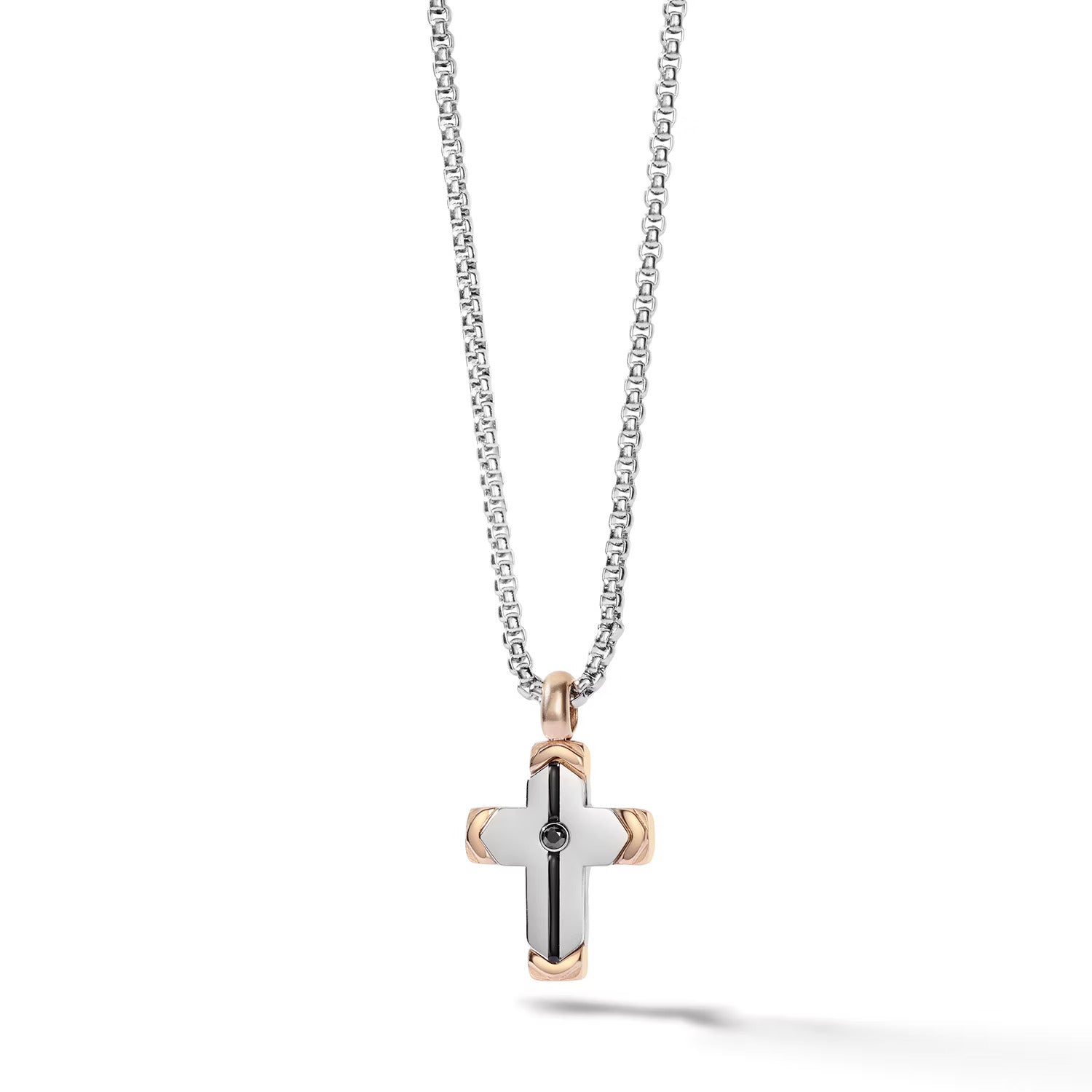Collana Mabina con croce pendente