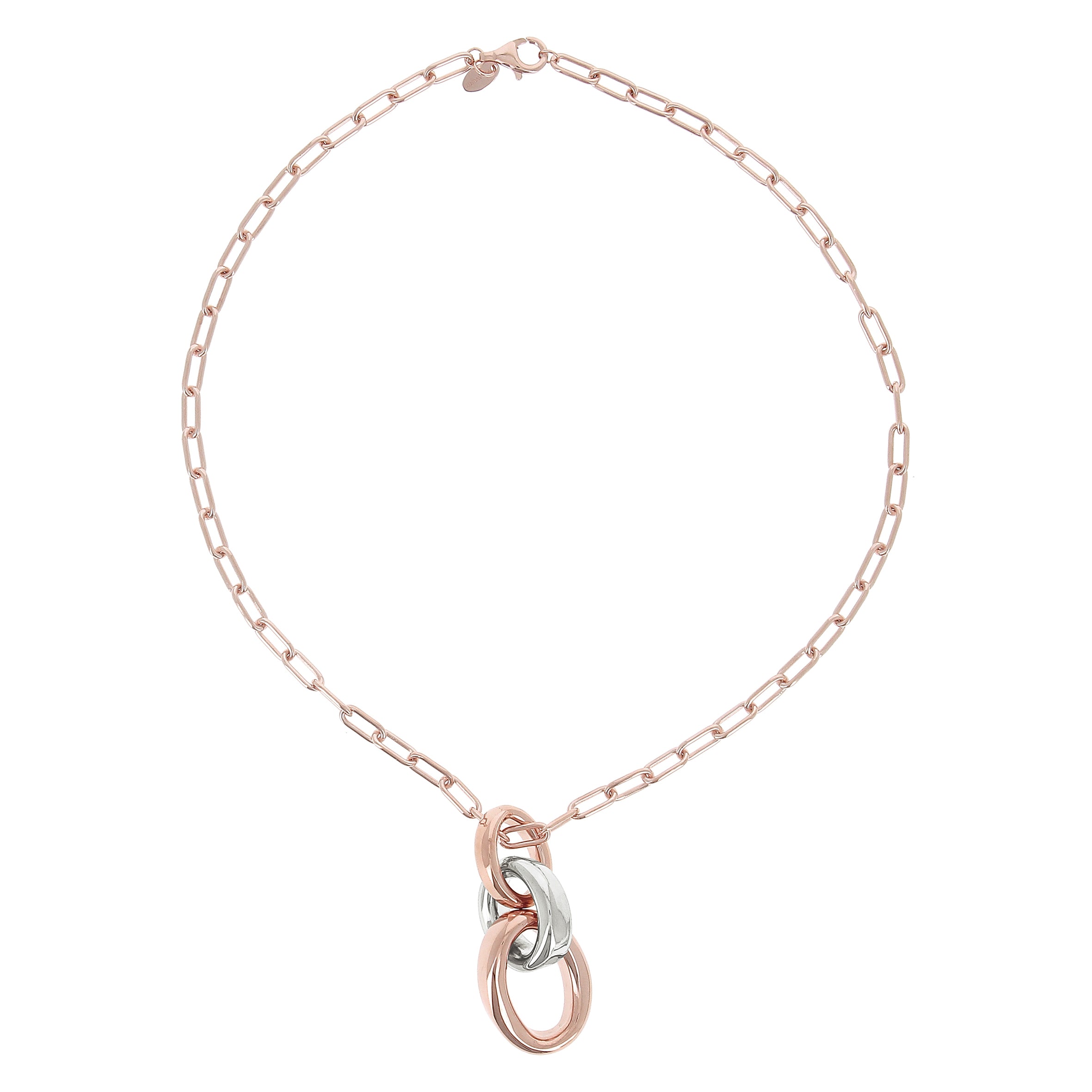 Collana Pesavento Elegance in argento laminato rosa