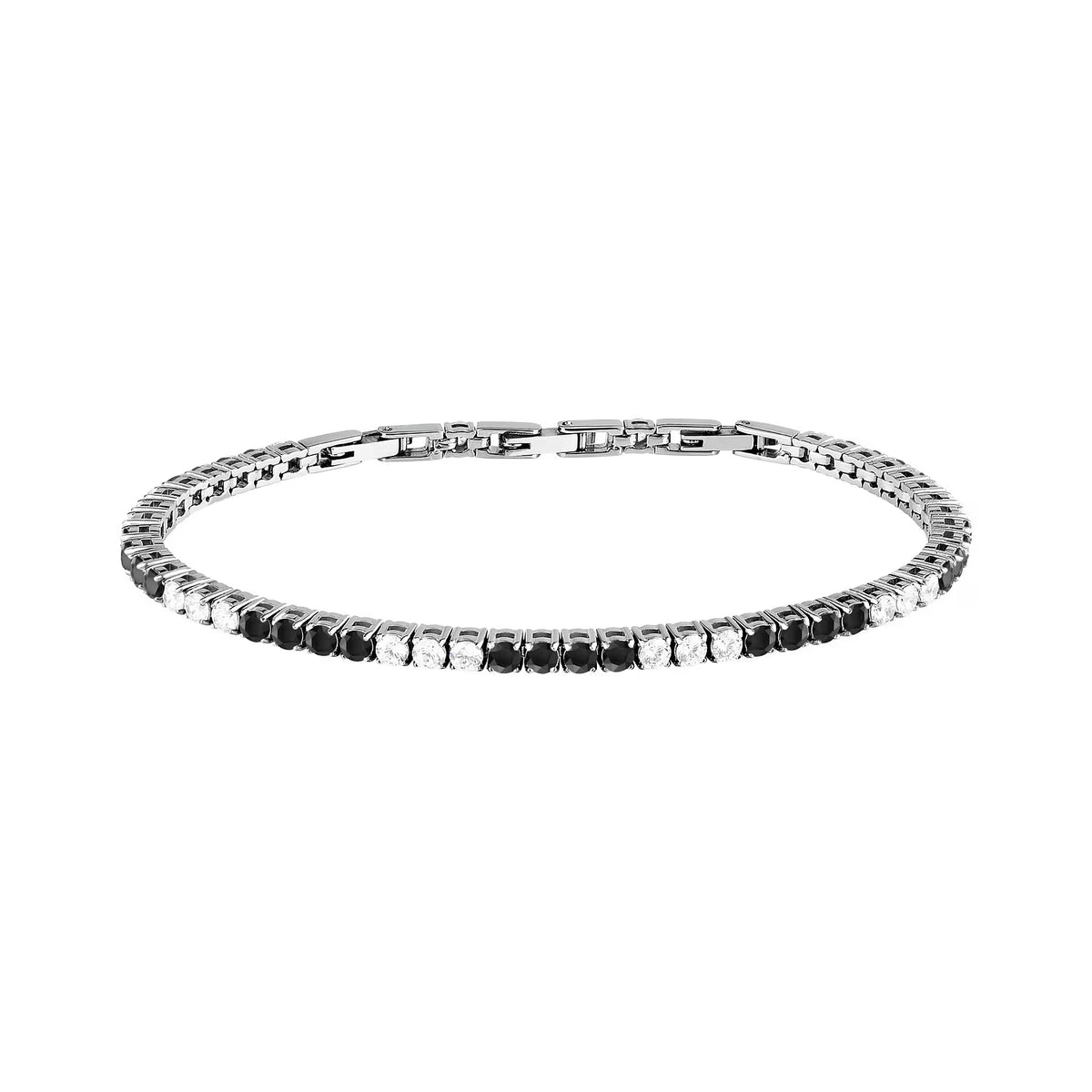 Bracciale Morellato Club tennis con zirconi bianchi e blu