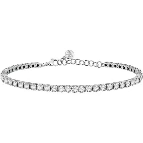 Bracciale Morellato Tesori tennis in argento con zirconi