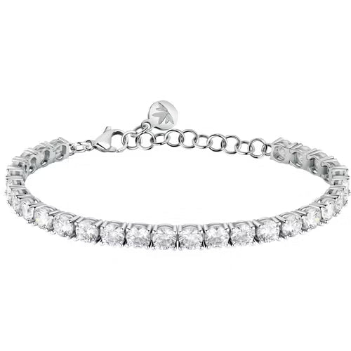 Bracciale Morellato Tesori tennis in argento con zirconi