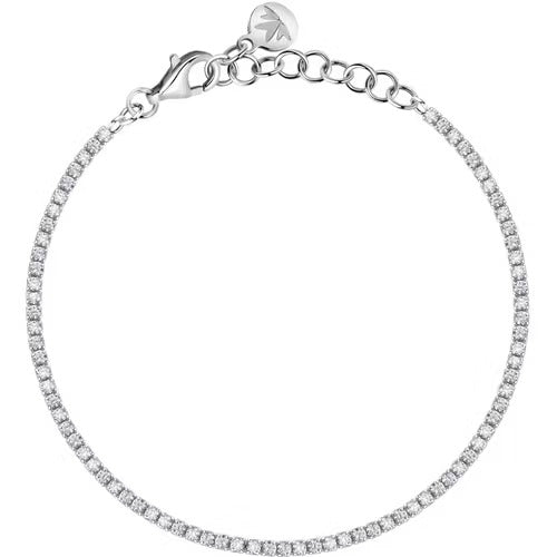 Bracciale Morellato Tesori tennis in argento con zirconi