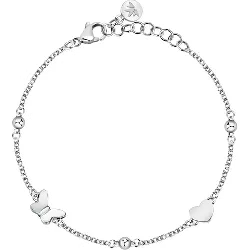 Bracciale Morellato Talismani con cuore e farfalle