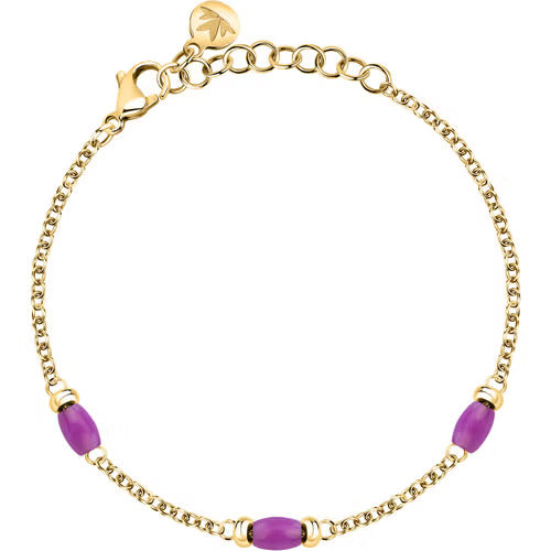 Bracciale Morellato Colori con pietre rosa