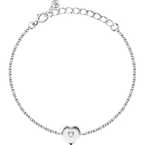 Bracciale Morellato Dono in argento con cuore e zircone