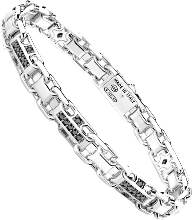 Bracciale Zancan in argento con spinelli