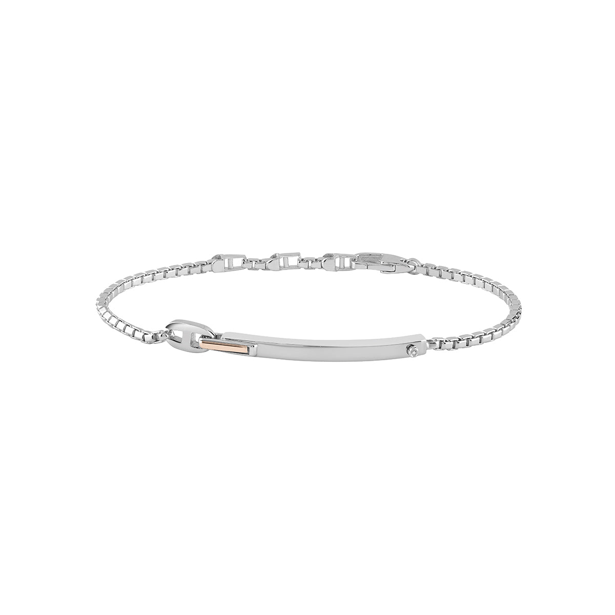 Bracciale Bliss Vortice in argento con diamanti