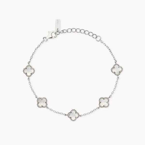 Bracciale Mabina in argento con madreperla