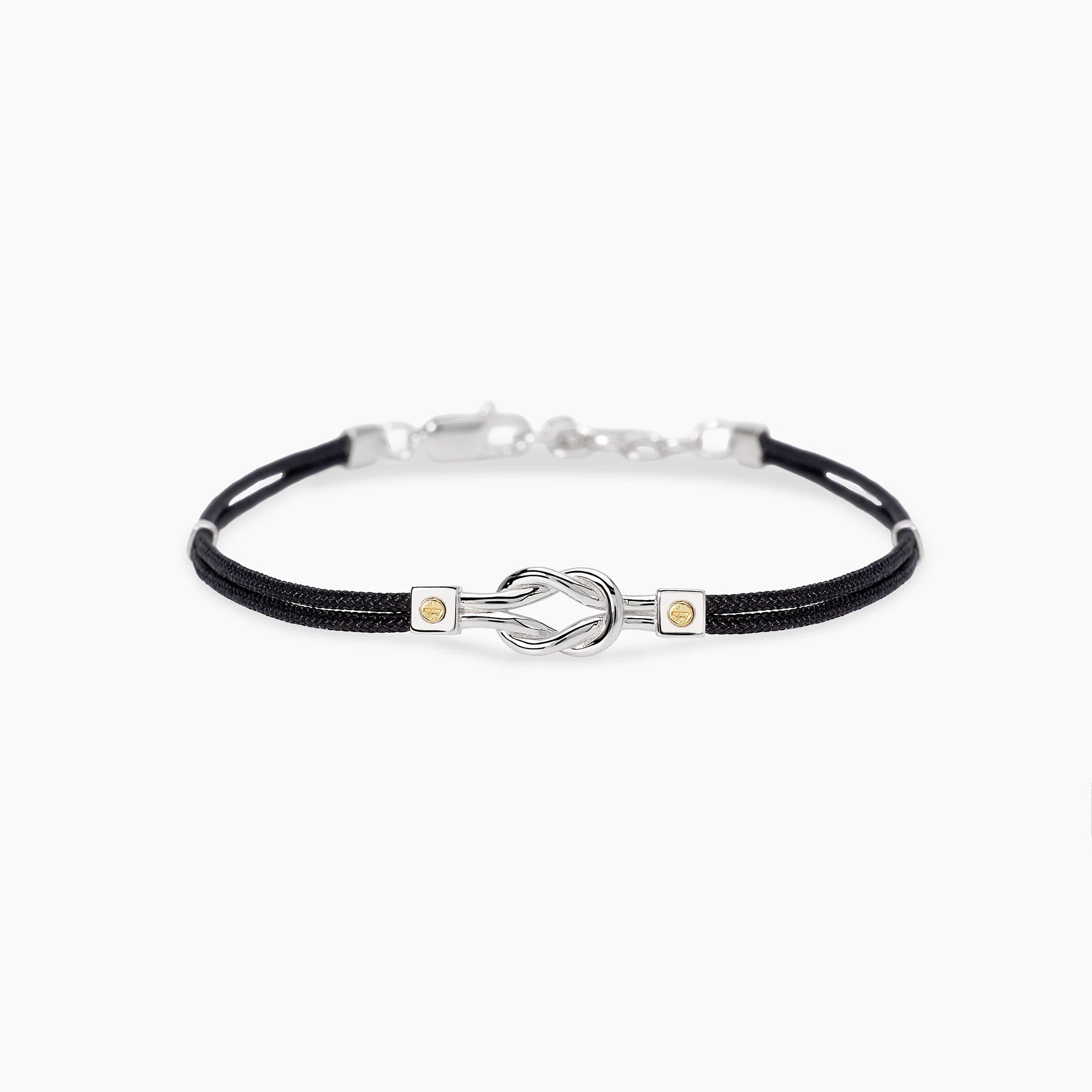 Bracciale Mabina con nodo centrale in argento